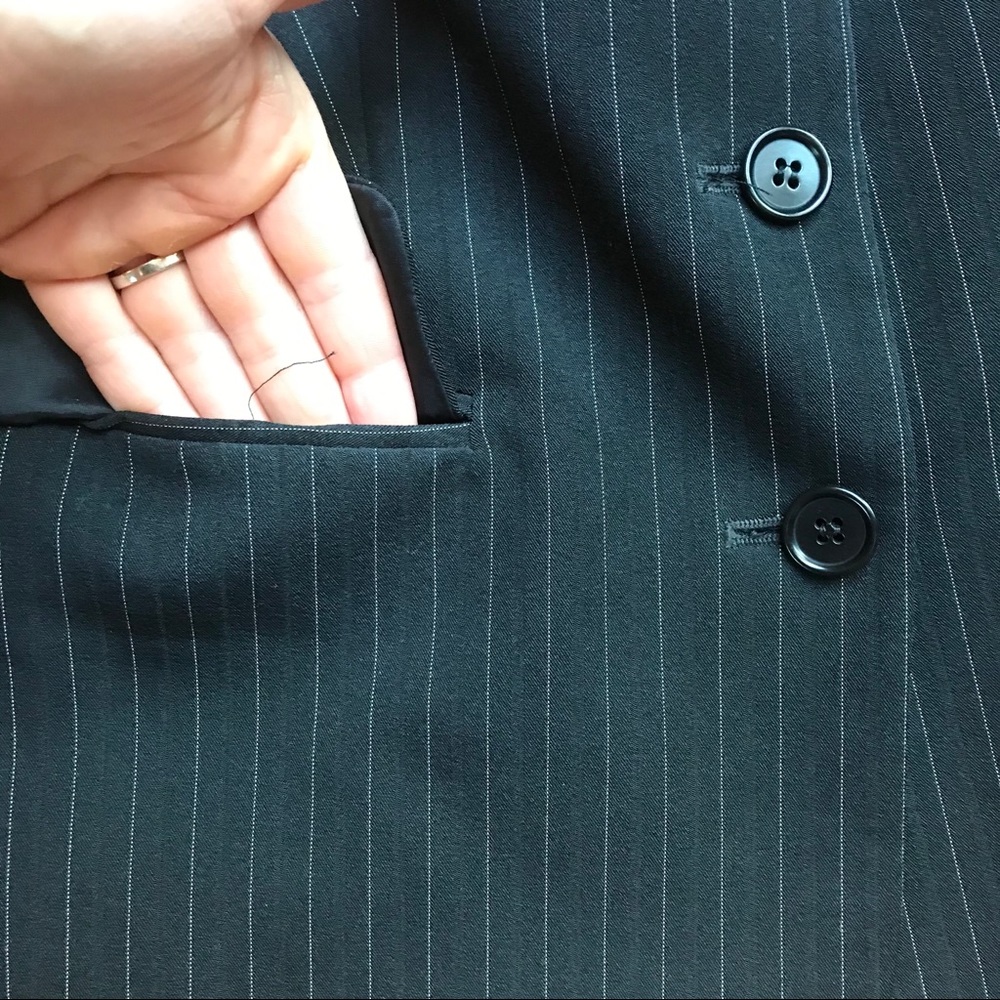 United Colors of Benetton Pinstripe Blazer, EUC S - Picture 9 of 15